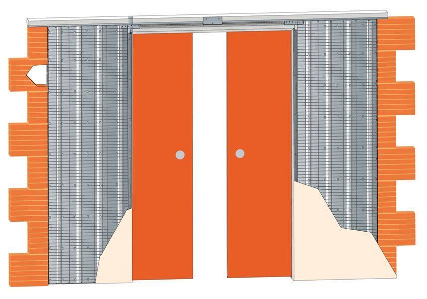 Как крепятся раздвижные двери - всё о межкомнатных и входных дверях