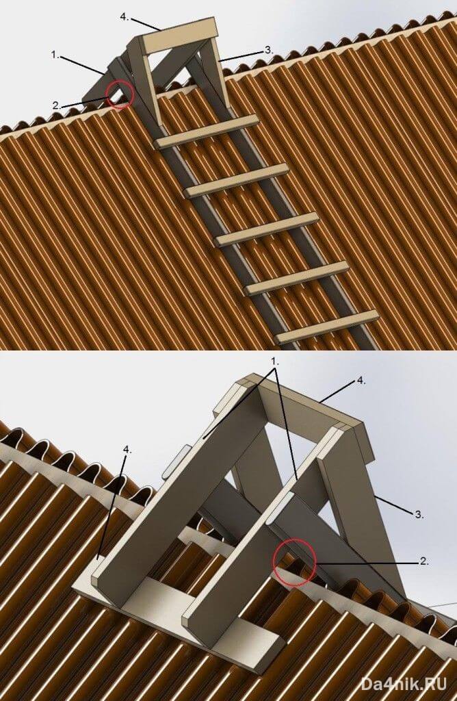 Советы - как сделать лестницу на крышу. как сделать лестницу на крышу: инструкция по монтажу, полезные советы и видео алюминиевая лестница для кровли