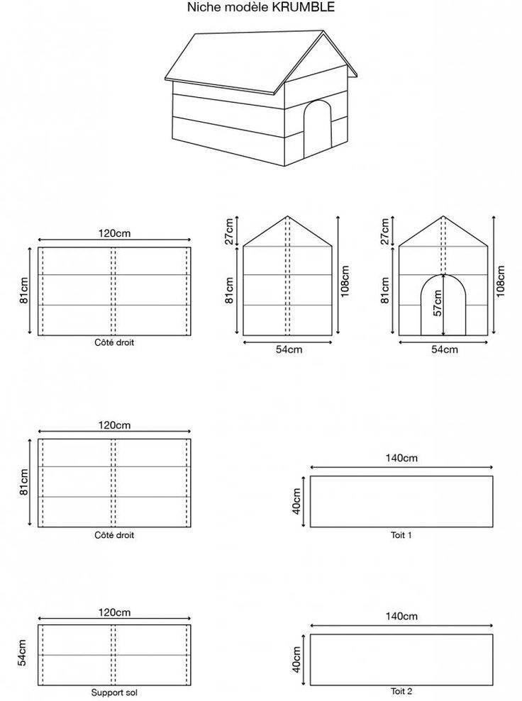 Чертежи для собачьей будки для