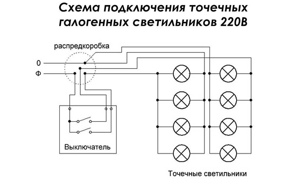 Правильное подключение светильников