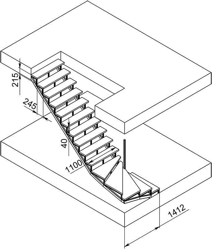 Лестницы в погреб: как расчитать ступени и построить своими руками