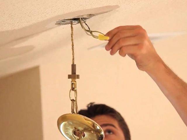 Как прикрепить потолочную люстру к потолку из гипсокартона