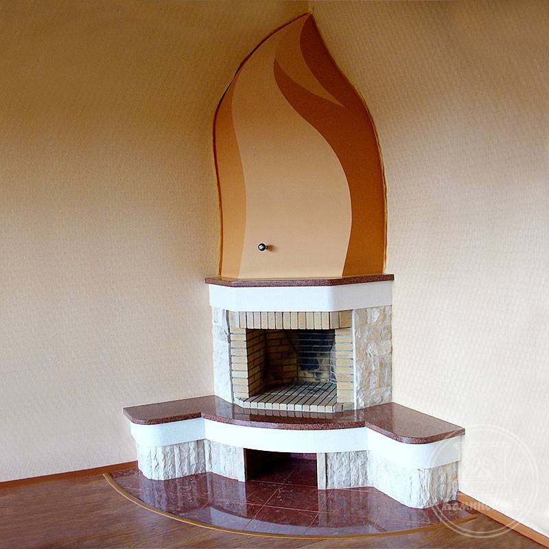 Декоративный камин из гипсокартона своими руками: портал фальш-камина, как сделать, пошаговая инструкция, фото