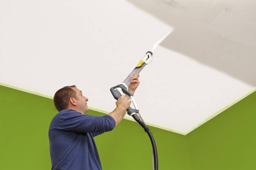 Краскопульт для потолка - выбор и особенности нанесения краски