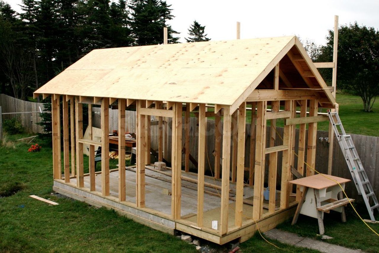 Каркасный дачный домик: как построить самому «под ключ»
