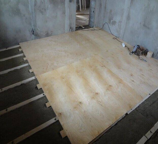Укладка фанеры на бетонный пол - подробная пошаговая инструкция!