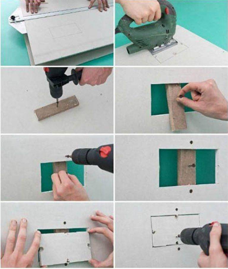 Как заделать дырку в гипсокартоне в стене и на потолке: 2 проверенных варианта