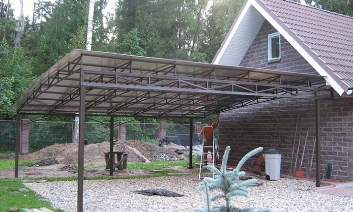 Ферма для односкатной крыши: деревянная и из металлических профильных .