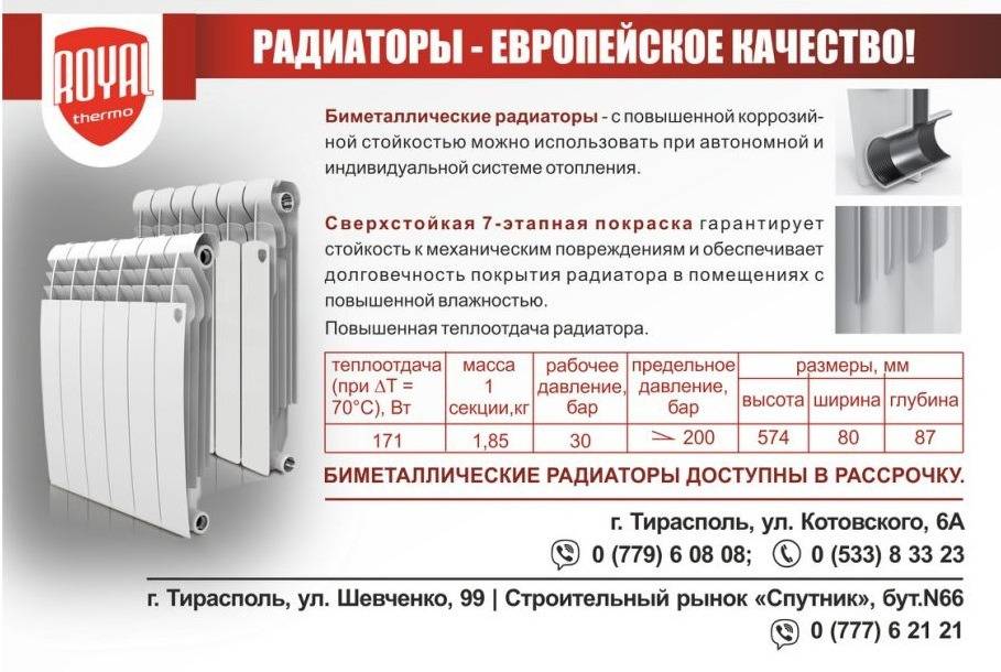 Как выбрать биметаллический радиатор для квартиры