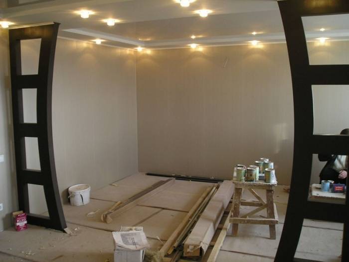 Потолки для гостиной из гипсокартона: фото оригинальных идей