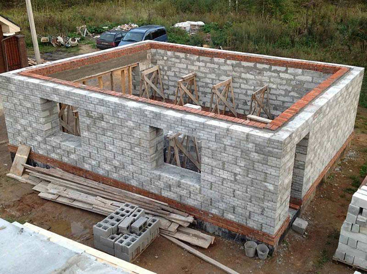 Строительство дома из пенобетона (пеноблоков) – пошаговая инструкция от а до я
