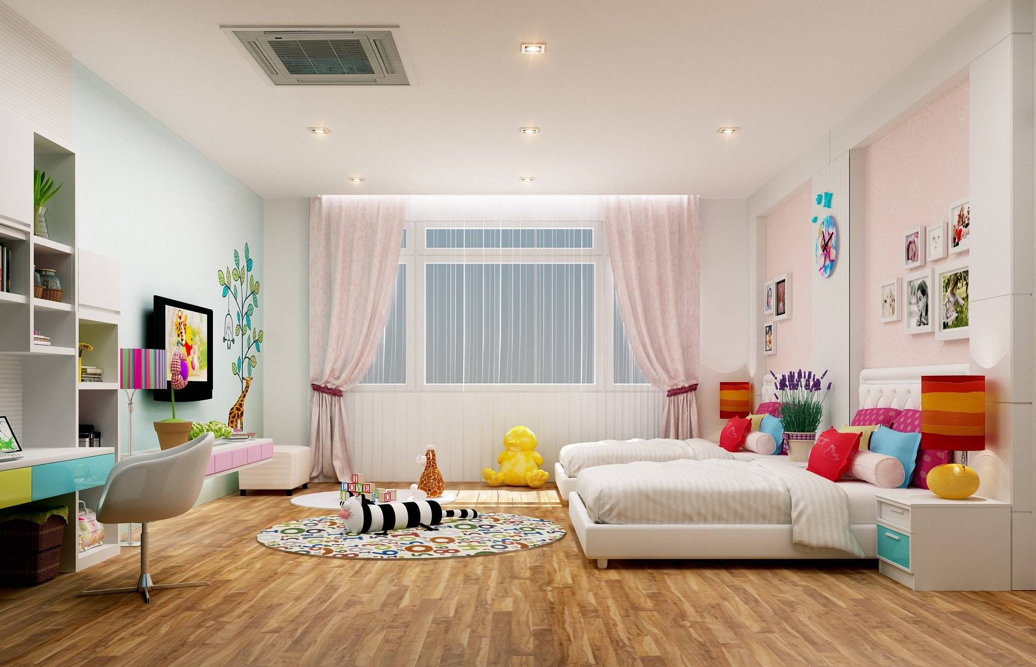 Современное освещение в детской комнате - советы + фото в интерьере