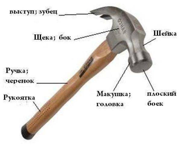 Виды молотков, их назначение и применение
