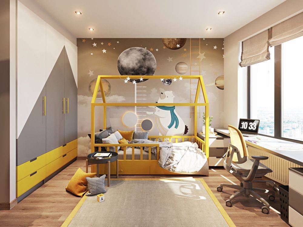 Дизайн детской комнаты для мальчика