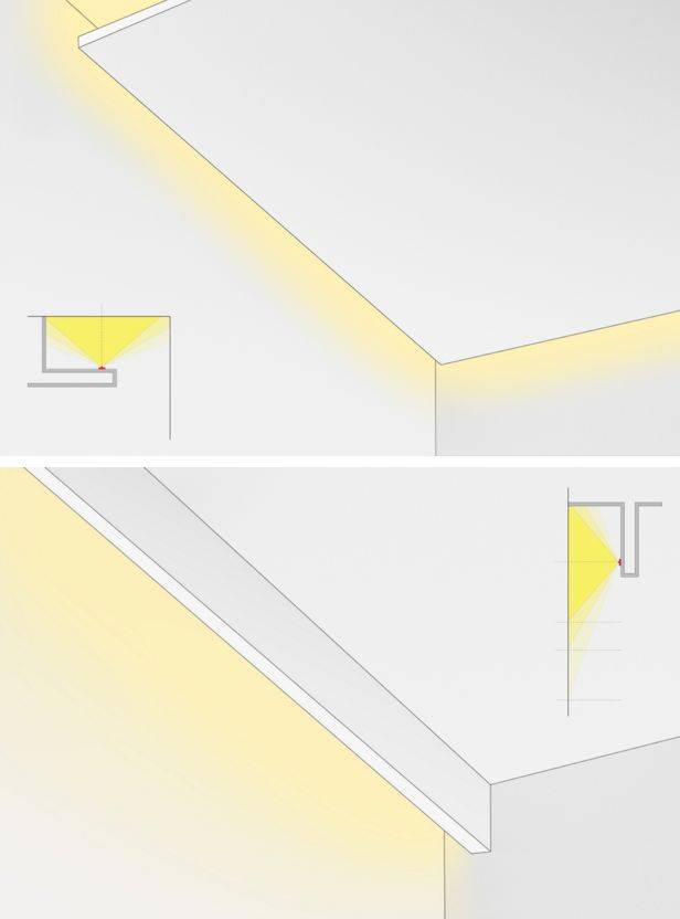 Потолки с гипсокартона с подсветкой: видео-инструкция по монтажу освещения со светодиодами своими руками, фото