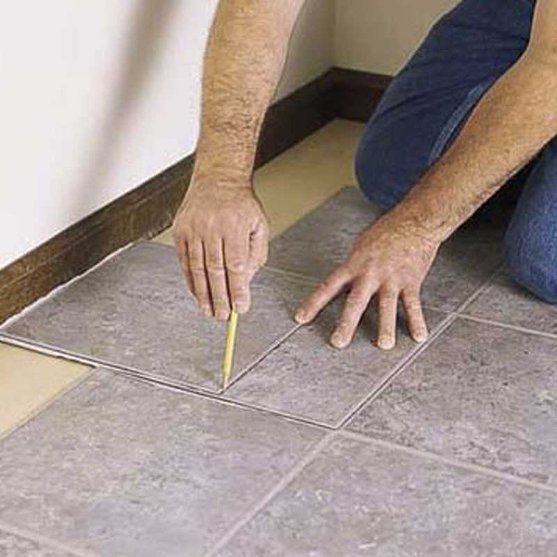 Укладка плитки на пол по диагонали своими руками - как класть плитку правильно?
