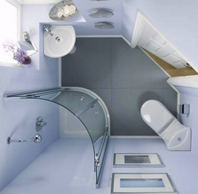 Ванная 3 кв. м. (100 фото): идеи оформления и особенности расположения основных элементовварианты планировки и дизайна