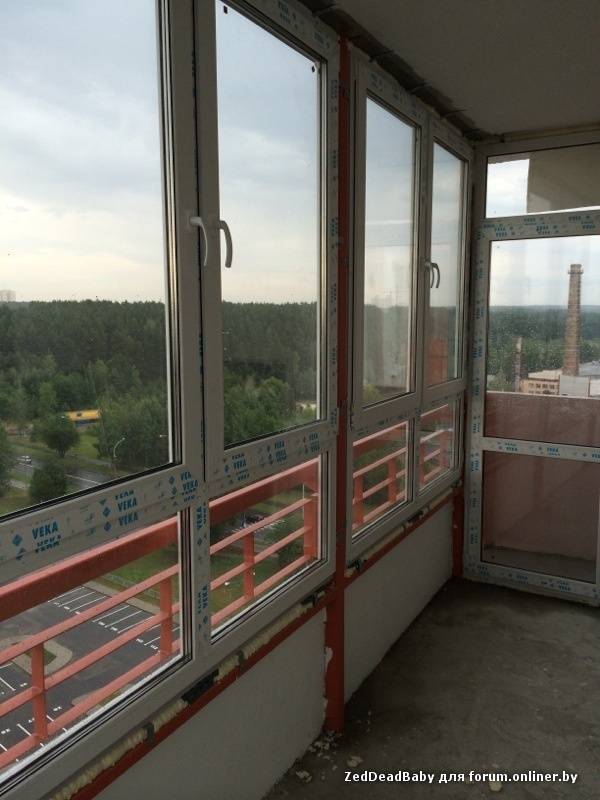 Варианты остекления и утеплению балконов в квартире