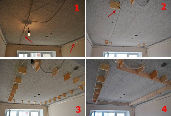 Делаем многоуровневый потолок из гипсокартона самостоятельно