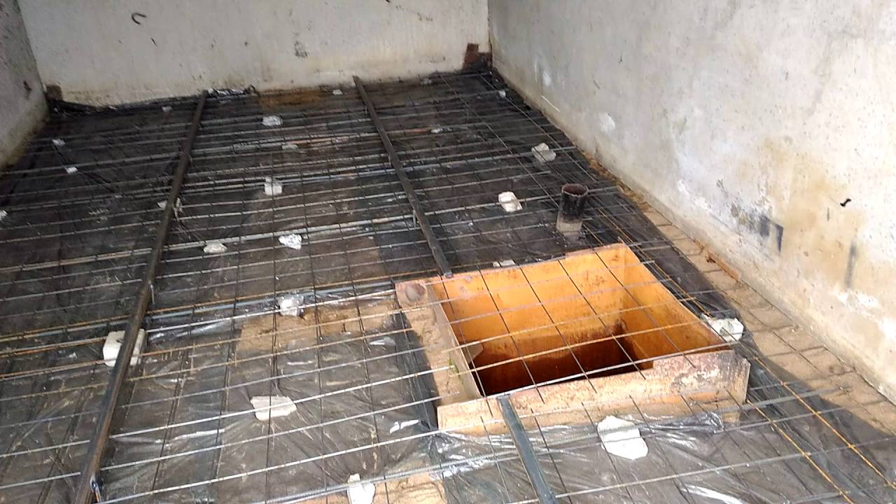 Как сделать бетонирование пола в гараже своими руками