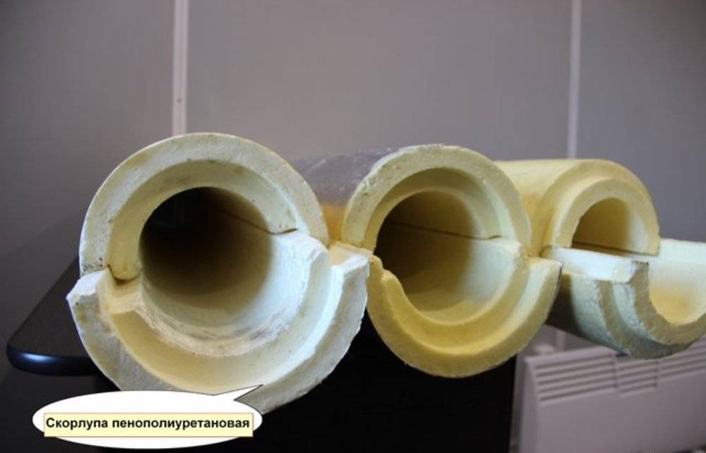 Скорлупа ппу для утепления труб – характеристики, размеры