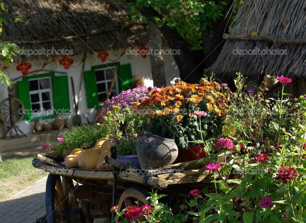 Стиль кантри в ландшафтном дизайне – деревенский уют в саду на даче