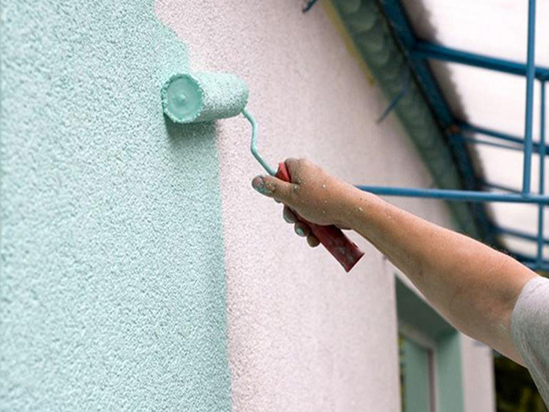 Красим стены водоэмульсионной краской, или как организовать на даче красоту