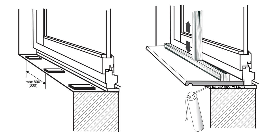 Как заменить подоконник у пластикового окна самостоятельно - пвх окна, балконы, остекление, аксессуары