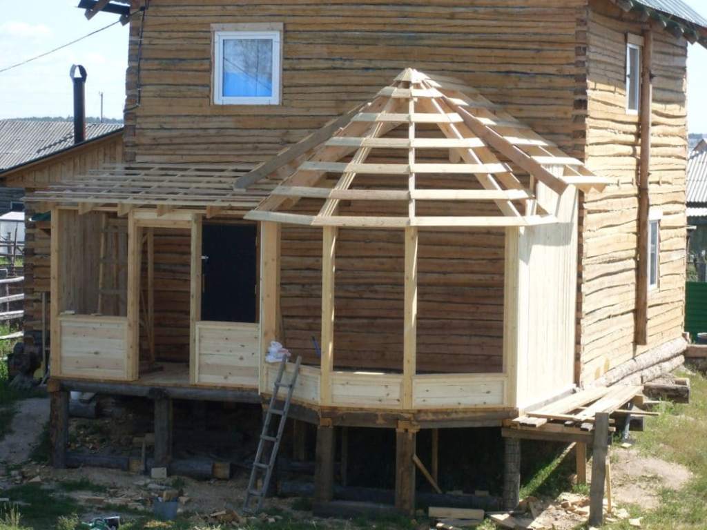 Пристройка к деревянному дому своими руками: оригинальные идеи с фото