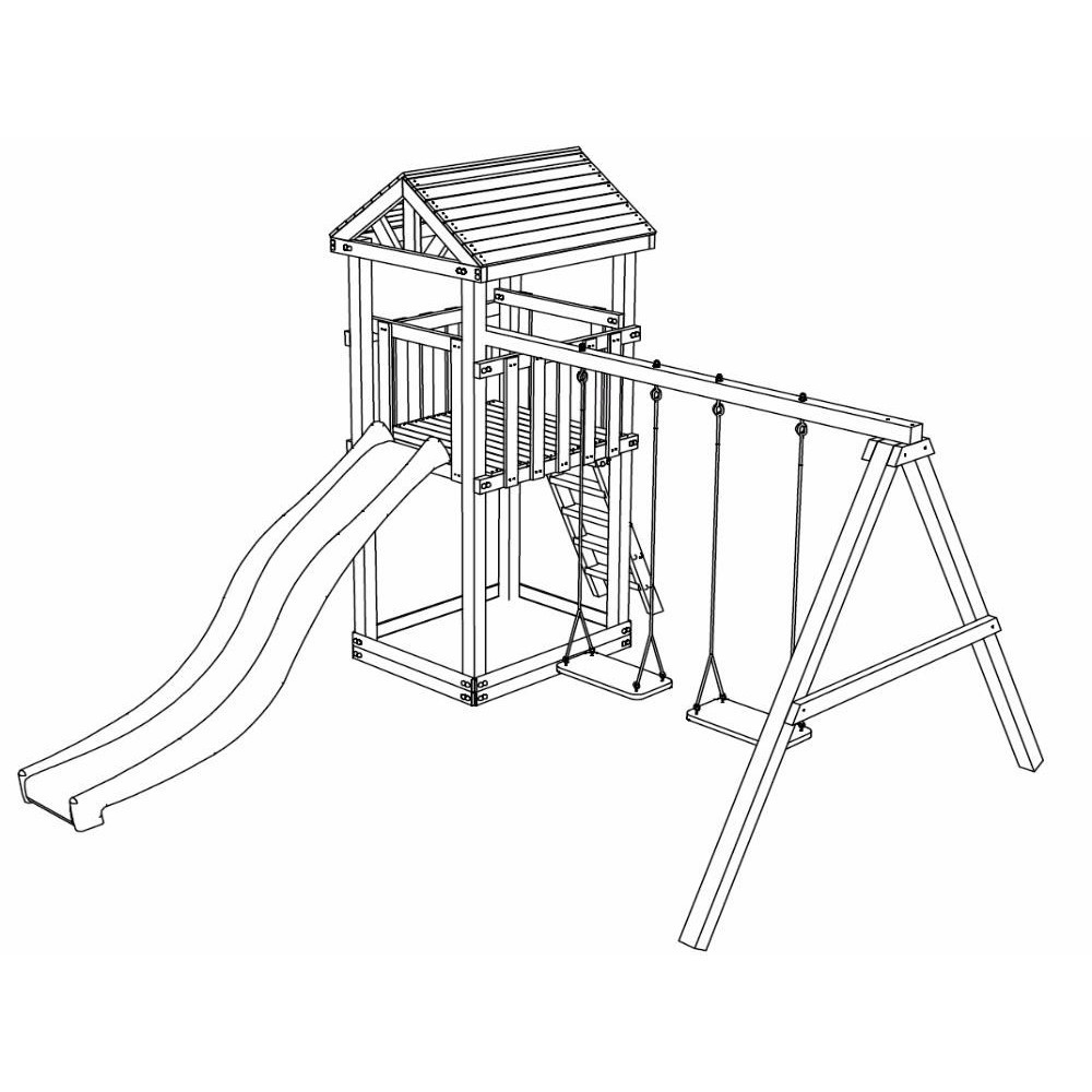 Детская площадка на даче ⚽ своими руками: покрытие, чертежи и схемы и как сделать