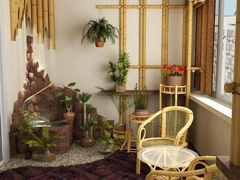 Оформление зимнего сада в квартире – зеленый сад на балконе круглый год