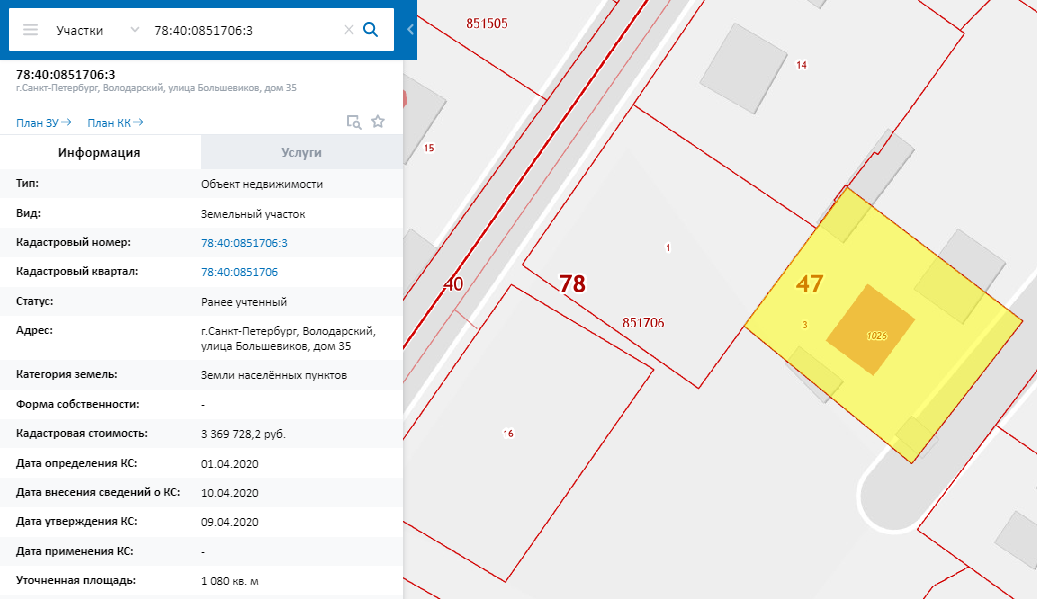 Кадастровая карта не показывает границы участков