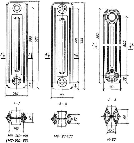 Чугунный радиатор мс 140 технические характеристики: схемы и приемы монтажа