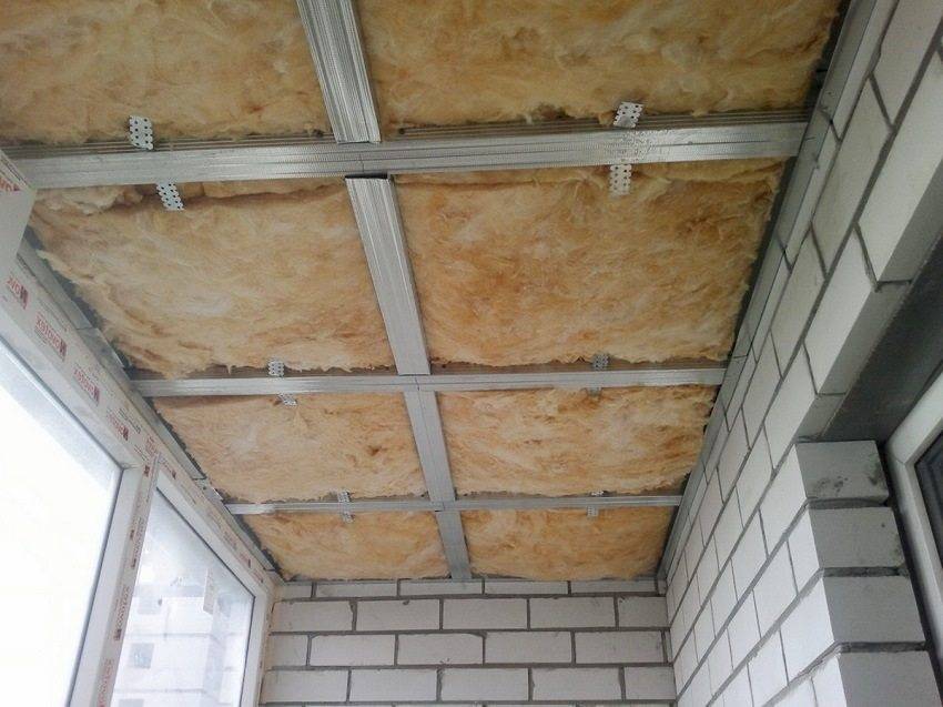 Как установить подвесной потолок из гипсокартона на лоджии
