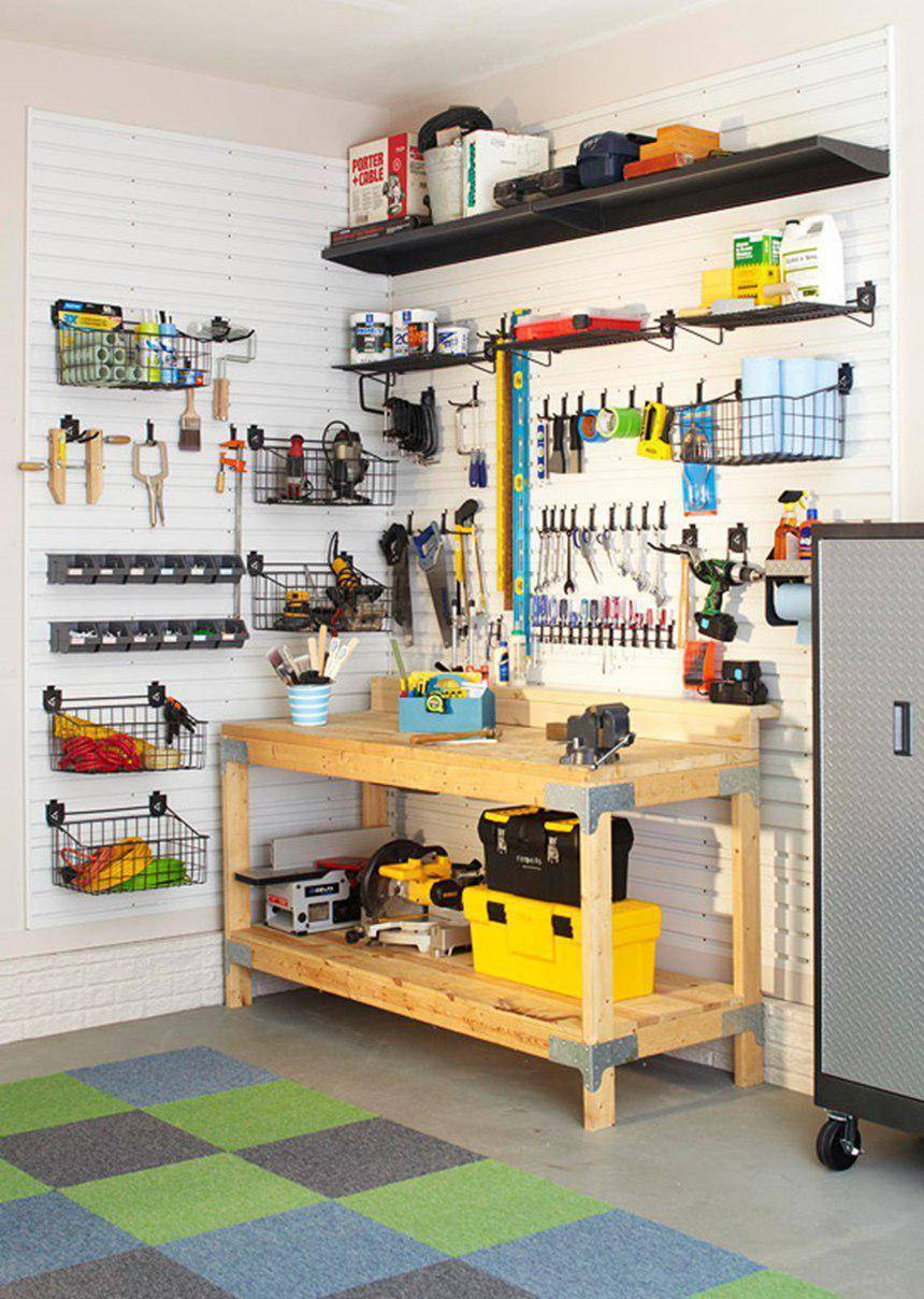 Хранение топоров в гараже. домашняя мастерская – оптимизация пространства и удобное хранение инструментов