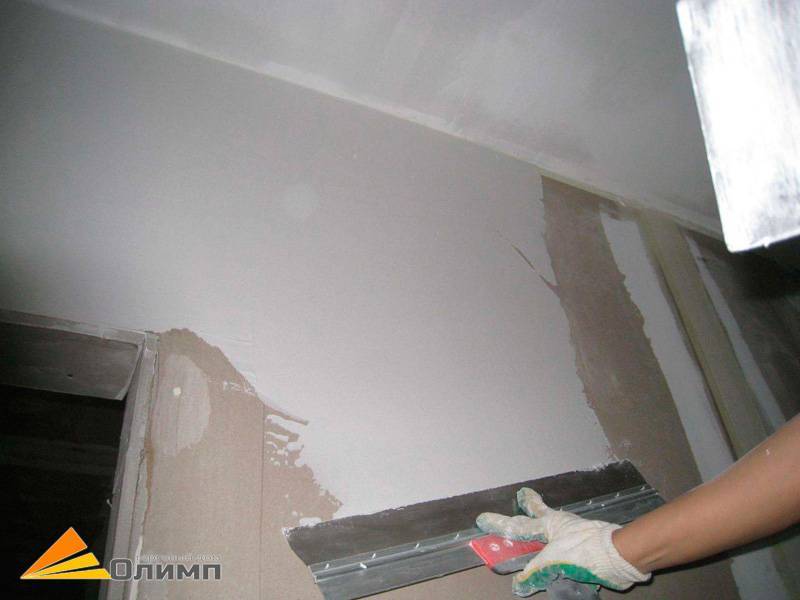 Как правильно зашпаклевать стены из гипсокартона под покраску
