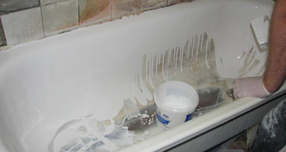 Восстановление эмалевого покрытия ванной своими руками: способы + пошаговая инструкция!