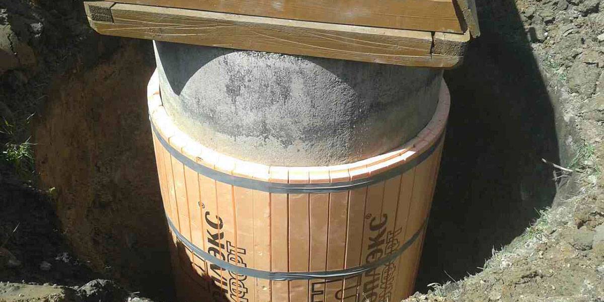 Утепление колец бетонного колодца: способы термоизоляции, выбор материала для утепления