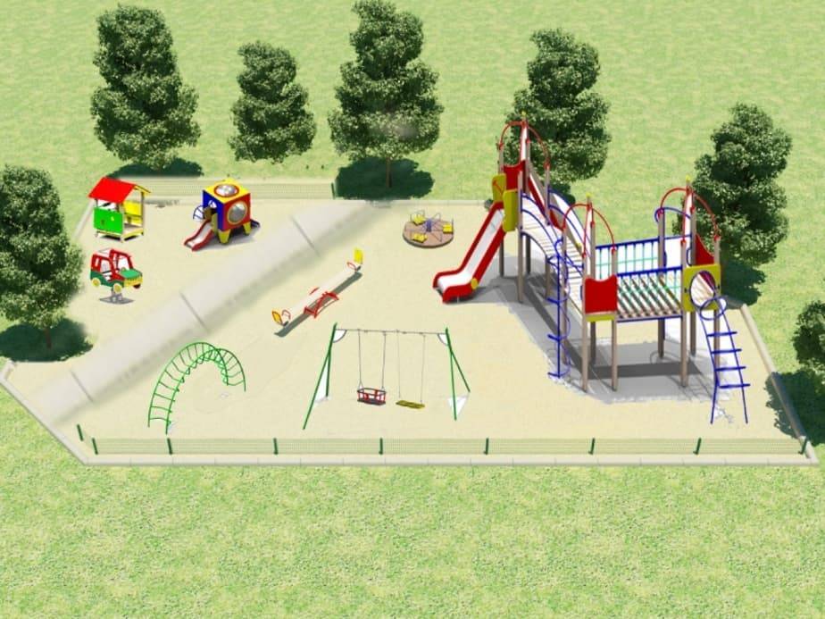 Детская площадка своими руками: пошаговая инструкция от проектирования до постройки детской площадки (155 фото + видео)