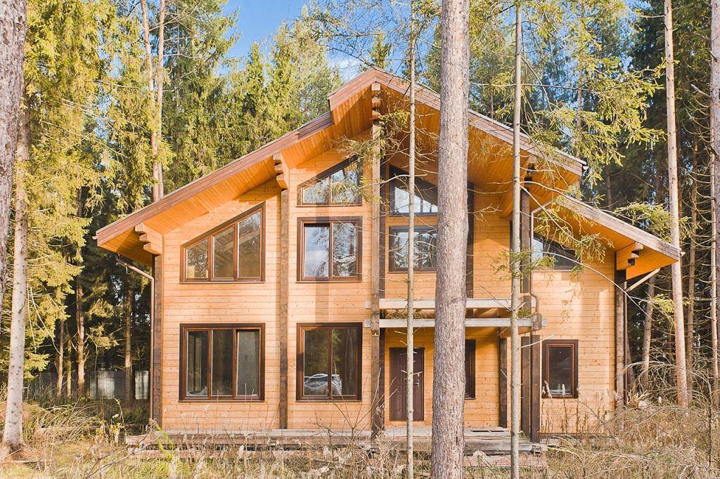 Финские дома из клееного бруса под ключ: проекты и цены