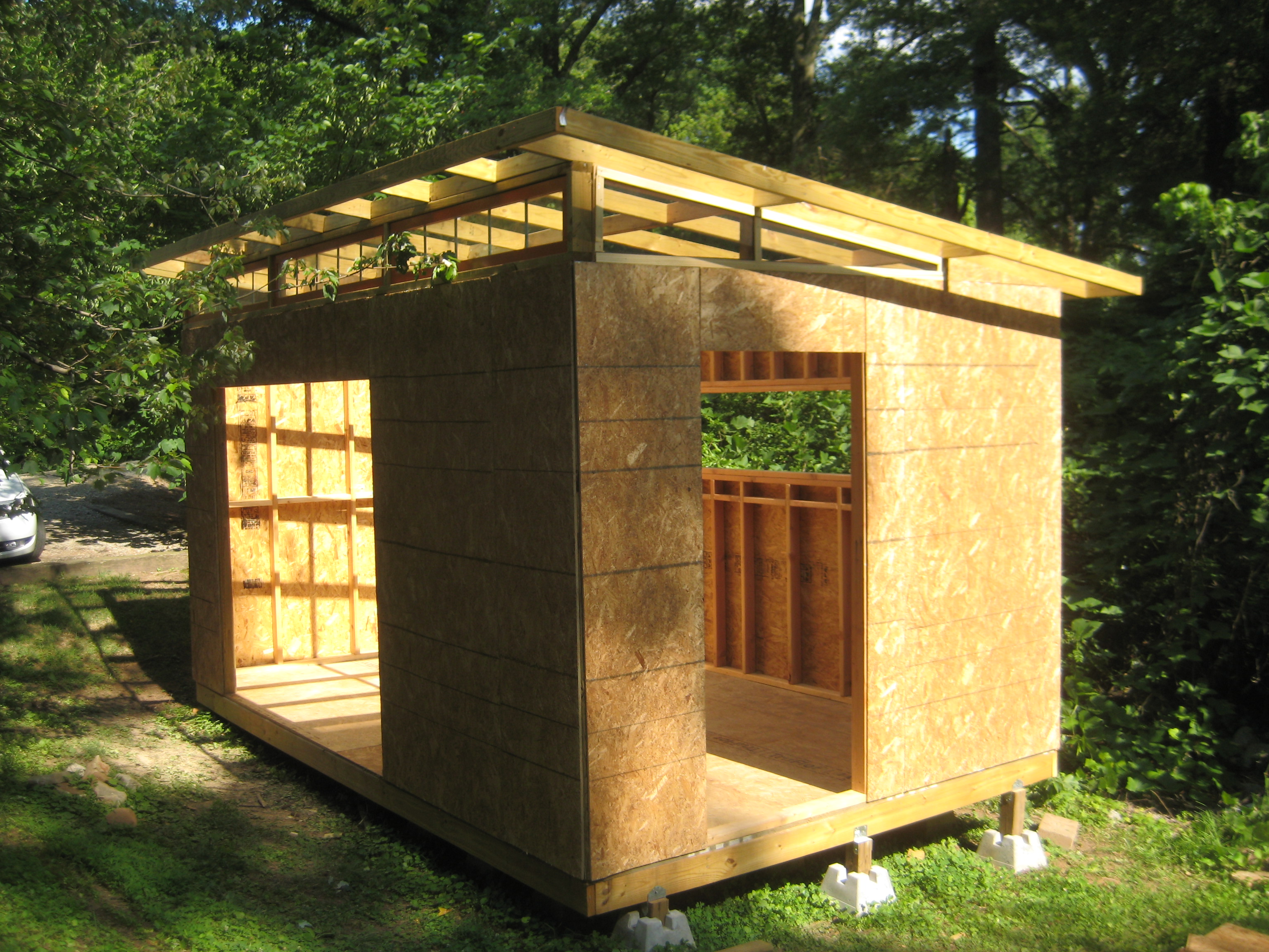 Как построить дачный домик своими руками недорого: проекты и подбор материалов. как построить летний домик быстро - build make