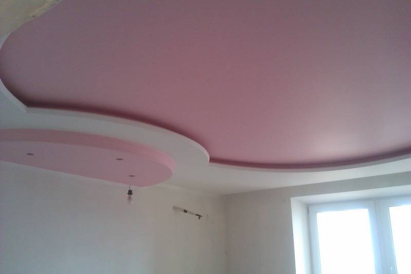 Покраска потолка из гипсокартона — этапы подготовки и инструкция