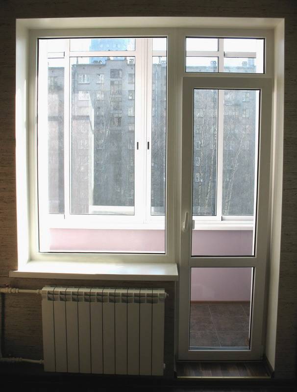 Способы установки балконных дверей