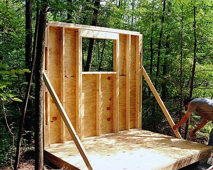 Как построить дачный домик (летний, каркасный) своими руками