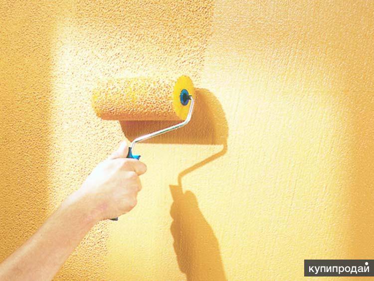 Фактурная краска для стен - лучшая альтернатива обоям