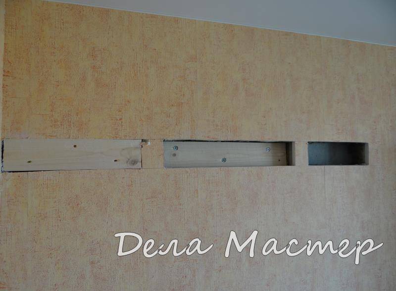 Как повесить кухонные шкафы на стену из гипсокартона без закладных