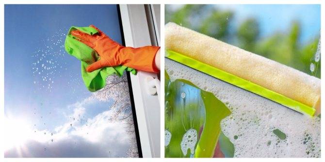 Как правильно мыть пластиковые окна снаружи и внутри, чисто и без разводов, как убрать монтажную пену, старую клейкую ленту?