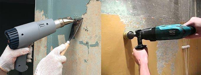 Как снять старую краску со стен, потолка, пола – чем удалить краску с дерева, металла, бетона, батарей