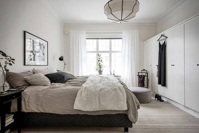 Спальня в скандинавском стиле фото дизайна интерьера, правила