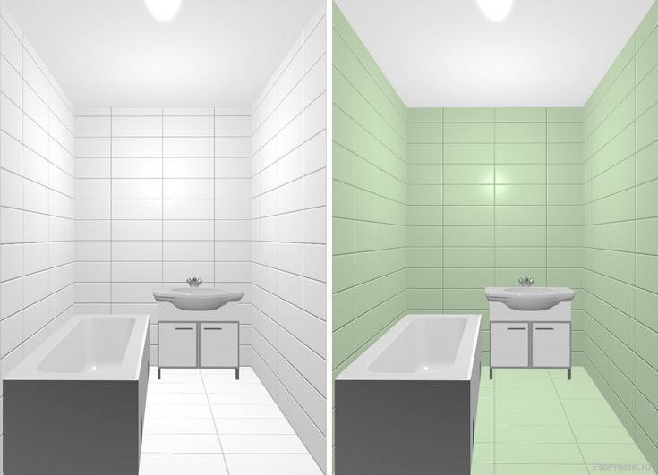 Как выбрать плитку для маленькой ванной комнаты